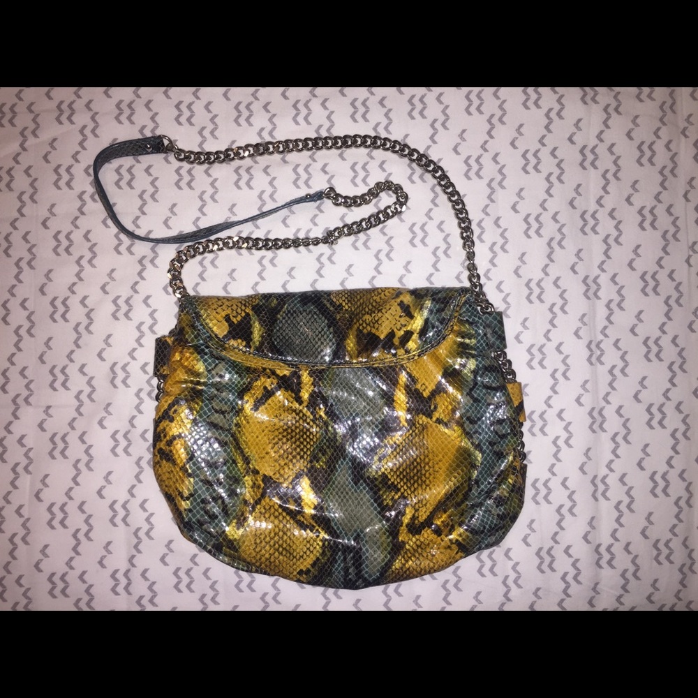 Botkier Multi Colored Snakeskin Fiona Shoulder Bag - image 1